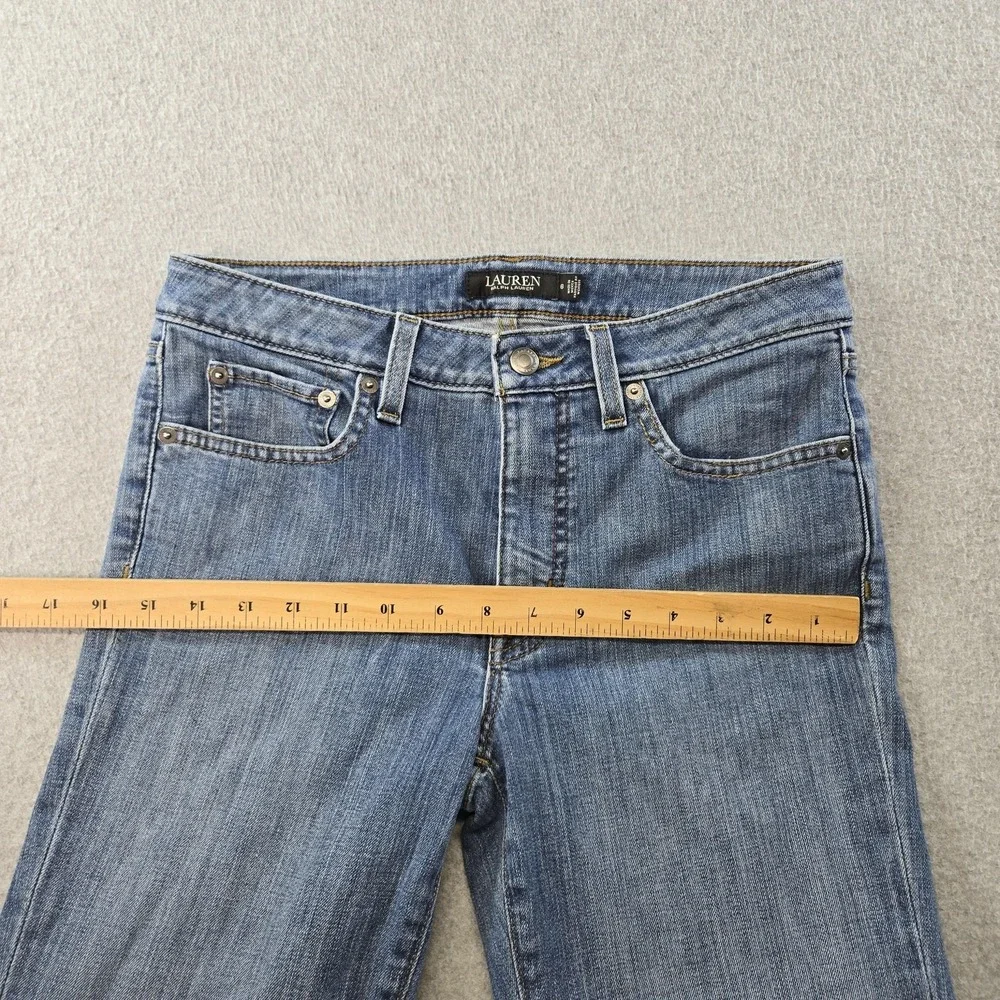 Lauren Ralph Lauren Jeans Womens 6 Blue Straight Regular 28x31 Light Wash